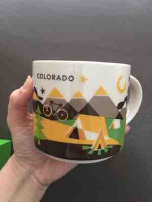 2013 STARBUCKS YOU ARE HERE MUG: COLORADO Starbucks Mug Coffee Mug - Sold on eBay Dec, 2nd 2018 for $12.50