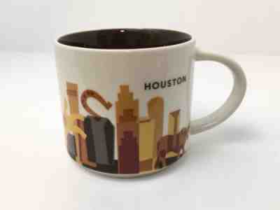 Starbucks 2014 Houston Coffee Mug Texas Skyline You Are Here Collection 14oz - Sold on eBay Dec, 2nd 2018 for $19.54