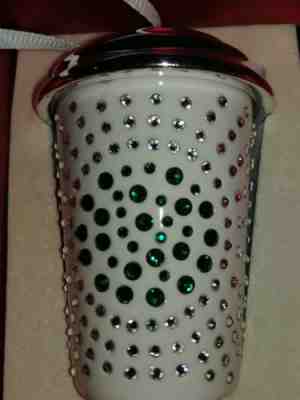 Starbucks Coffee Cup 2014 with Swarovski Elements - Sold on eBay Nov, 29th 2018 for $34.99
