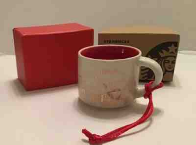 Starbucks 2014 “You Are Here” Chicago Ornament Miniature 2 ounce Mug Collectors - Sold on eBay Nov, 29th 2018 for $5.99
