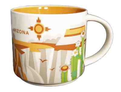 Starbucks You Are Here Series 2014 Arizona Coffee Mug (011024667) 14 ounces - Sold on eBay Nov, 29th 2018 for $25.00
