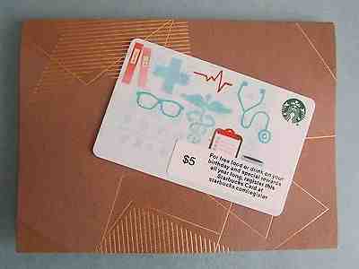 Starbucks ** 2014 HEALTHCARE CORPORATE EXCLUSIVE CARD ** W/ SLEEVE ~ MINT (6110) - Sold on eBay Nov, 28th 2018 for $6.99