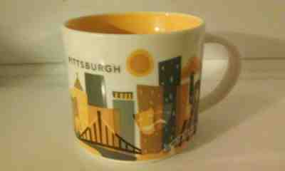 Starbucks Pittsburgh You Are Here Coffee Cup Mug 2014 - Sold on eBay Nov, 28th 2018 for $18.95