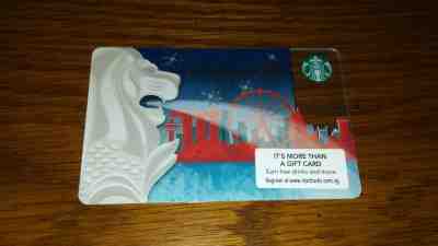 Starbucks 2015 SINGAPORE Merlion Card-US Seller - Sold on eBay Dec, 3rd 2018 for $3.50