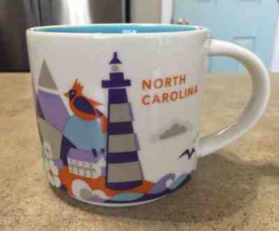 Starbucks 14 Oz. North Carolina 2015 You Are Here Mug - Sold on eBay Nov, 29th 2018 for $12.00