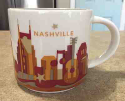 Starbucks 14 Oz. Nashville 2015 You Are Here Mug - Sold on eBay Nov, 29th 2018 for $11.25