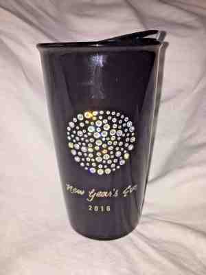 Starbucks coffee 2016 New Years Eve Swarovski crystals tumbler mug w/ lid - Sold on eBay Dec, 3rd 2018 for $59.00
