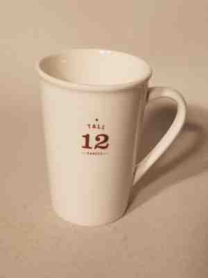 2010 Starbucks Collectible Coffee Mug White, 12oz Tall, 12 Ounce, Est 1971, Red - Sold on eBay Dec, 3rd 2018 for $10.00