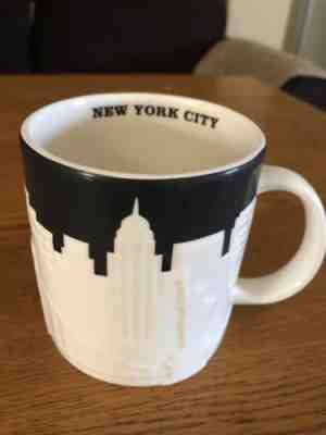 Large Starbucks 2012 New York City Skyline Taxi Collectors Series Coffee Mug Cup - Sold on eBay Dec, 3rd 2018 for $10.50