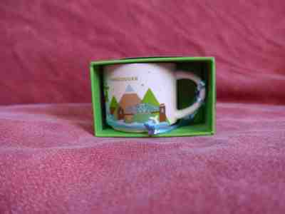 Starbucks Vancouver You Are Here YAH 2 Oz Mug Ornament 2018 - Sold on eBay Dec, 3rd 2018 for $15.00