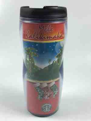 Starbucks Hawaii Mele Kalikimaka Christmas 16oz Tumbler Travel Mug Cup - Sold on eBay Dec, 3rd 2018 for $9.00