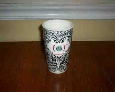 Starbucks 2010 Jonathan Adler Red Grande 12 oz. Travel Mug - no lid - Sold on eBay Dec, 3rd 2018 for $11.00