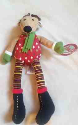 New Starbucks Reindeer Corduroy Polka Dot Sweater Stuffed Animal Doll Plush 2009 - Sold on eBay Dec, 3rd 2018 for $19.99