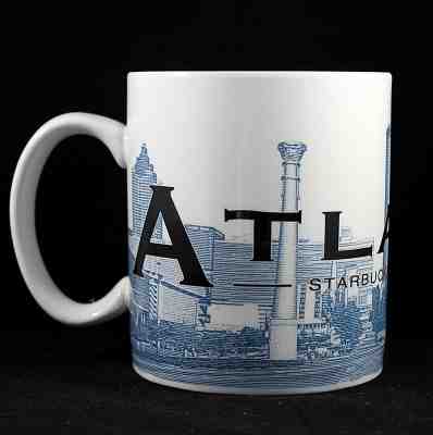 STARBUCKS Coffee Mug 2002 Atlanta 18 oz Architecture Skyline Series 1 NWOB - Sold on eBay Dec, 3rd 2018 for $6.99