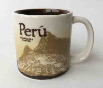 Starbucks Coffee 2015 Global Icon Series Peru Mug Cup 3oz Mini Espresso  - Sold on eBay Dec, 3rd 2018 for $31.50