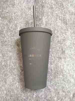 Starbucks Matte Black Acrylic Cold Cup 16oz Grande Tumbler Traveler Rare Limited - Sold on eBay Dec, 3rd 2018 for $39.99