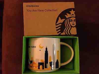 Brand NEW STARBUCKS NEW YORK CITY You Are Here MUG NYC New for 2013 Collector - Sold on eBay Dec, 3rd 2018 for $19.95