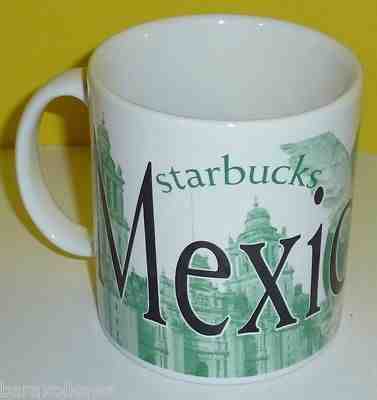 STARBUCKS Mug Mexico City GREEN Collector Series 2006 - Sold on eBay Dec, 3rd 2018 for $19.99
