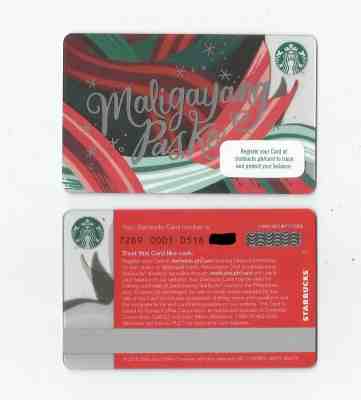 Starbucks card Philippines Maligayang Pasko 2018 - Sold on eBay Dec, 3rd 2018 for $5.99