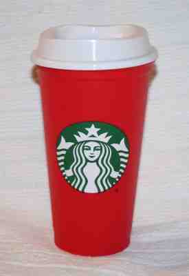 NEW Starbucks Red Reusable 16 oz Grande Christmas Holiday Plastic Cup - Sold on eBay Dec, 3rd 2018 for $12.95
