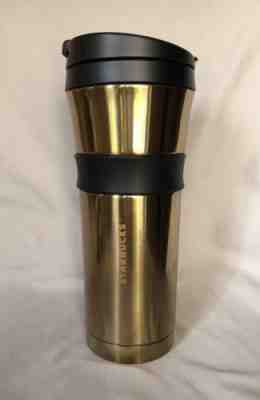 Starbucks Max Gold Stainless Steel Tumbler 16 Oz 2015. Mint! New! - Sold on eBay Dec, 3rd 2018 for $35.00