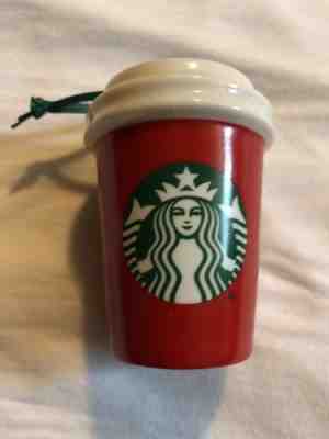 Starbucks Red Cup VA Mini Travel Mug Christmas Ornament 2.5 - Sold on eBay Dec, 3rd 2018 for $4.25