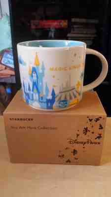 First Edition STARBUCKS Coffee Disney World Parks MAGIC KINGDOM You Are Here MUG - Sold on eBay Dec, 3rd 2018 for $49.99