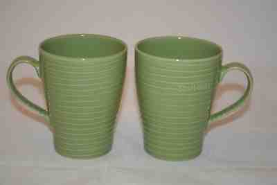 2 Starbucks Coffee Mugs Design House Stockholm Ribbed Sage Green 2009 12 oz EUC - Sold on eBay Dec, 3rd 2018 for $4.99