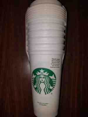  Starbucks Reusable Cup Collection White Tumbler 16 oz - 6 Pack new limited  - Sold on eBay Dec, 3rd 2018 for $12.99