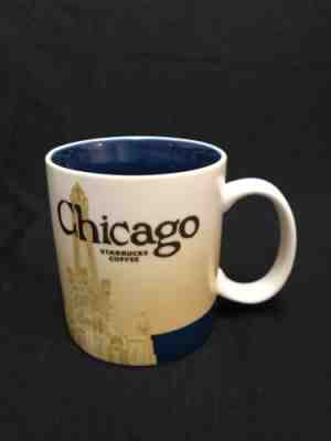2012 Starbucks Chicago Coffee Mug 16 oz Global Icon City Collectors Series Cup - Sold on eBay Dec, 3rd 2018 for $10.00