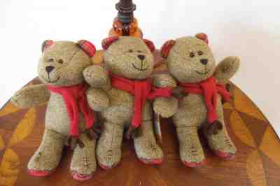 LOT OF (3) 2009 STARBUCKS HOLIDAY BEARISTA BEARS - Sold on eBay Dec, 3rd 2018 for $11.99