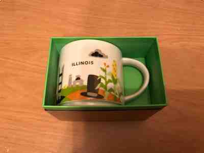 Starbucks You Are Here Illinois 14 oz Mug - Sold on eBay Dec, 3rd 2018 for $19.95