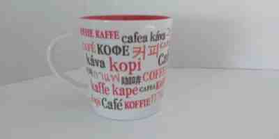 2008 Starbucks Coffee Mug International Languages Mug Koffie Kaffe 16 Oz Cup  - Sold on eBay Dec, 3rd 2018 for $7.99