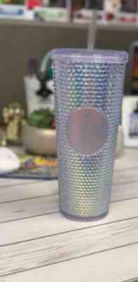 Starbucks 2018 Holiday Cold Cup Tumbler 24 Oz Rainbow Iridescent Unicorn Travel - Sold on eBay Dec, 3rd 2018 for $29.85