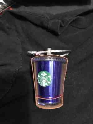 Disney Parks Disneyland Starbucks Cold Cup Tumbler Ornament Diamond 60 Christmas - Sold on eBay Dec, 3rd 2018 for $6.99