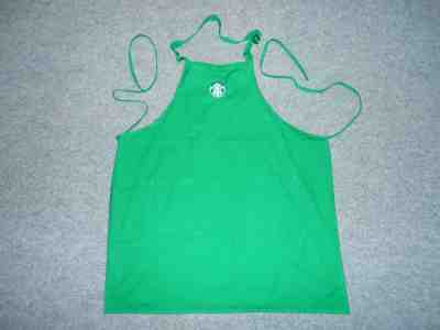 STARBUCKS VINTAGE GENUINE! BARISTA COFFEE GREEN APRON W/ STITCHED LOGO - Sold on eBay Dec, 3rd 2018 for $9.99