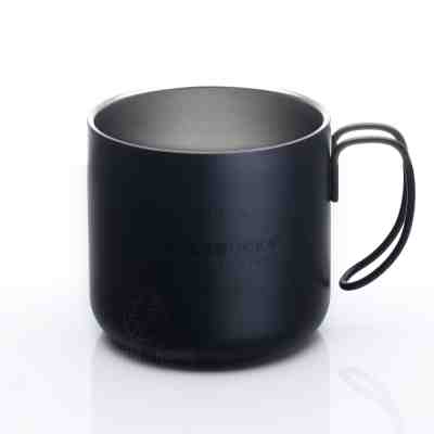 Starbucks Stainless Steel Coffee Company Handle Mug Black 12 Oz. - Sold on eBay Dec, 3rd 2018 for $24.89