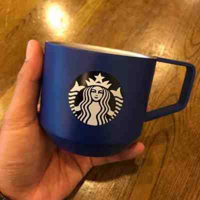 Starbucks Summer Stainless Steel Cup Mug Blue Exclusive Limited 2018 - Sold on eBay Dec, 3rd 2018 for $36.60