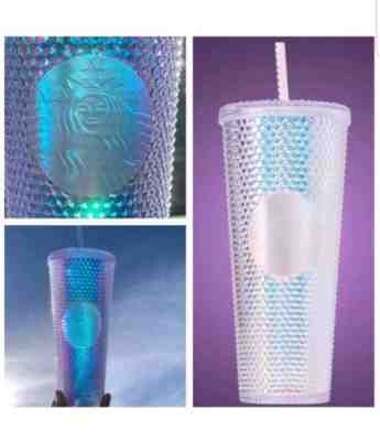 Starbucks 2018 Holiday Limited Ed. Iridescent Glitter Tumbler Cold Cup 24 OZ NEW - Sold on eBay Dec, 3rd 2018 for $34.95