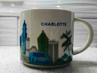 Charlotte North Carolina Starbucks Coffee "You Are Here Collection" Mug - Sold on eBay Dec, 2nd 2018 for $18.00