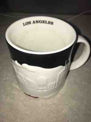 Starbucks Los Angeles Mug 2012 Limited Edition Collector Series Skyline Relief - Sold on eBay Dec, 3rd 2018 for $5.70