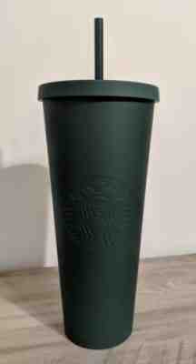 Starbucks Holiday Matte Green Acrylic Cold Cup 24oz Limited Edition Brand New - Sold on eBay Dec, 3rd 2018 for $30.00