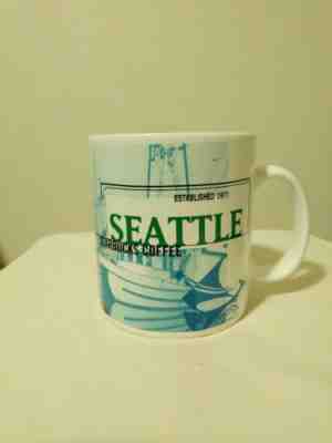 Rare 1998 Starbucks Seattle City Mug Benefit Refugee Women's Alliance, 18oz - Sold on eBay Dec, 3rd 2018 for $8.00