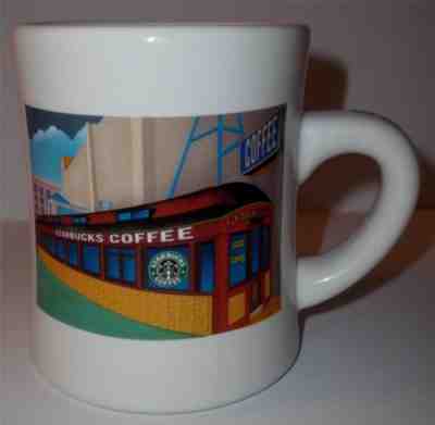 Starbucks Coffee Cup Collector Mug 2001 Barista Train/Subway Car 16 oz. - Sold on eBay Dec, 3rd 2018 for $24.95