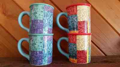 Starbucks Mugs - 4 each from 2002 - Sold on eBay Dec, 4th 2018 for $20.00