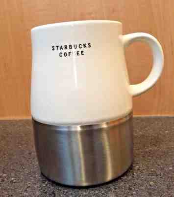 Starbucks Ceramic Stainless Steel Base Coffee Mug 2004 Travel No Lid - Sold on eBay Dec, 4th 2018 for $5.75