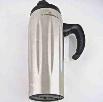 Starbucks Barista 2004 Aroma Solo 16 Oz Stainless Steel Insulated Tumbler Handle - Sold on eBay Oct, 21st 2018 for $17.00