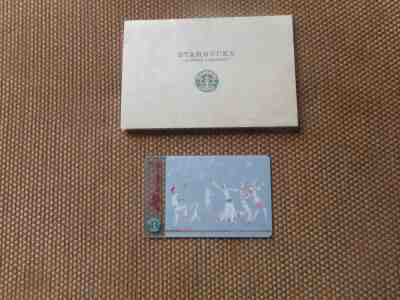 2005 STARBUCKS CARD TAIWAN 'GEM MINT' "DANCE ON ICE" WITH HTF GEM MINT SLEEVE - Sold on eBay Dec, 4th 2018 for $39.00