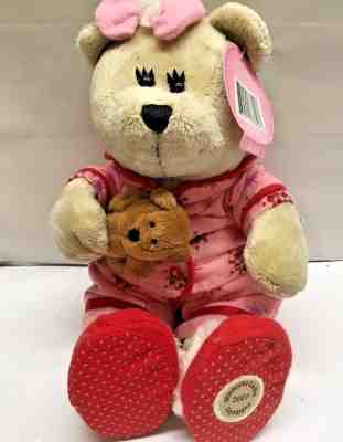2007 STARBUCK BEARISTA 69th Coffee Plush Pajama Party Teddy Bear w miniature Toy - Sold on eBay Dec, 3rd 2018 for $4.90