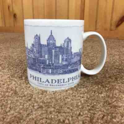 Starbucks New Coffee Mug Architecture Series Philadelphia 2008 18oz - Sold on eBay Nov, 28th 2018 for $11.99